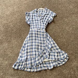 Rails Brigitte dress Periwinkle Check